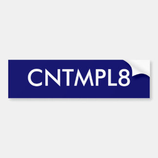 CNTMPL8 バンパーステッカー