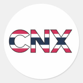 CNXタイランドステッカー ラウンドシール