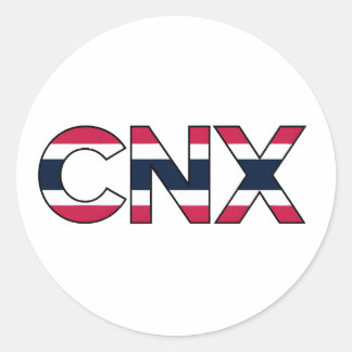 CNXタイランドステッカー ラウンドシール