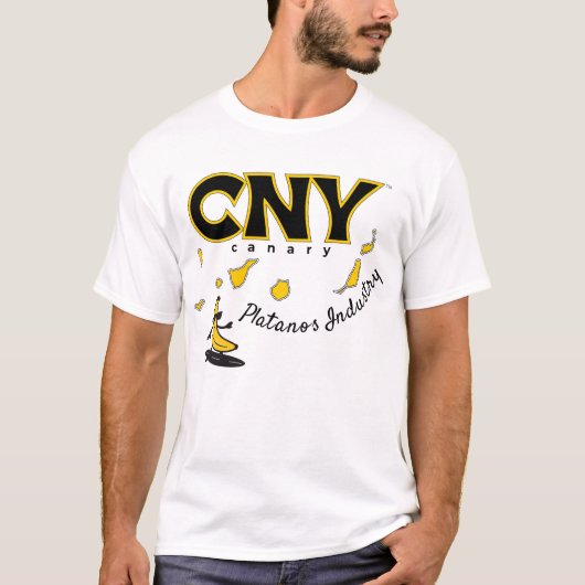 CNY Plátanos Industry — カナリアエディション Tシャツ (正面)