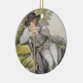 coからのチロルのTesinoの谷の小作人、 セラミックオーナメント (右)