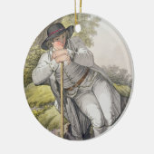 coからのチロルのTesinoの谷の小作人、 セラミックオーナメント (左)