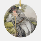 coからのチロルのTesinoの谷の小作人、 セラミックオーナメント (裏面)