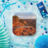 COモニュメントのグランドビュートレイルでのサンライズ ペーパープレート (パーティー)