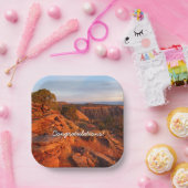 COモニュメントのグランドビュートレイルでのサンライズ ペーパープレート (パーティー)