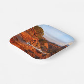 COモニュメントのグランドビュートレイルでのサンライズ ペーパープレート (傾斜あり)