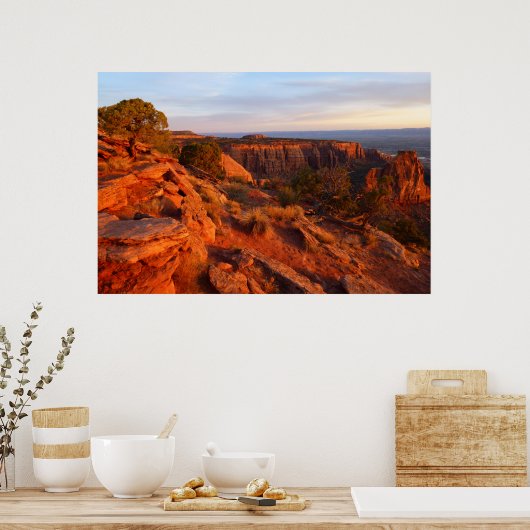 COモニュメントのグランドビュートレイルでのサンライズ ポスター (キッチン)