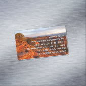 COモニュメントのグランドビュートレイルでのサンライズ マグネット名刺 (インサイチュ)