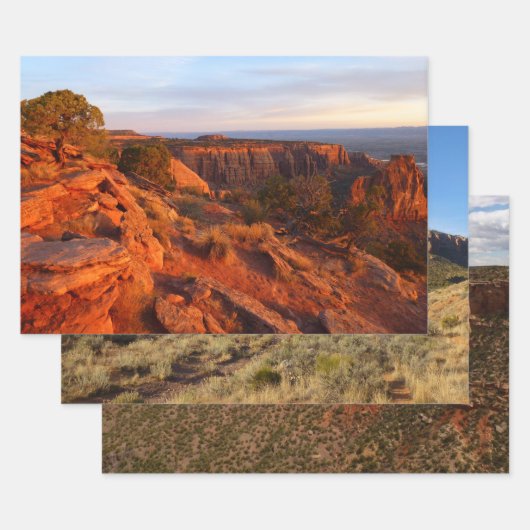 COモニュメントのグランドビュートレイルでのサンライズ ラッピングペーパーシート (セット)