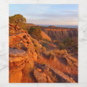 COモニュメントのグランドビュートレイルでのサンライズ ワインラベル (シングルラベル)