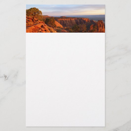 COモニュメントのグランドビュートレイルでのサンライズ 便箋 (正面)