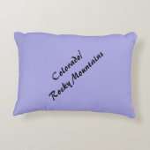 COロッキー山脈アクセント枕 アクセントクッション (裏面)