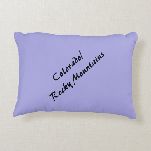 COロッキー山脈アクセント枕 アクセントクッション (裏面)