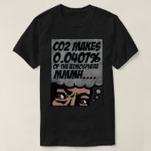 CO2は大気mmmhの00407を製造 Tシャツ (デザイン正面)