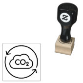 Co2全世界サイクリング ラバースタンプ (押印)