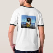 Co.の湖の蛭モンスター、人を醸造するleech湖 Tシャツ (裏面)