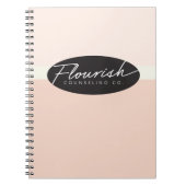 Co.の螺線形の写真のノートに勧める華麗さ ノートブック (正面)