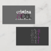 co.、クリスチナ、 名刺 (正面/裏面)