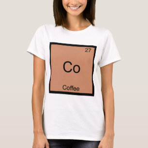 Co – コーヒー化学要素の記号おもしろい tシャツ