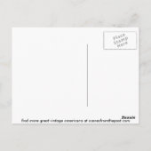 Co Edブランドオレンジヴィンテージ広告 ポストカード (裏面)