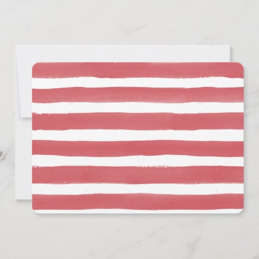 Co-ed Baby Shower for Twins、7月4日Baby Shower 招待状 (裏面)