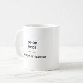 Co-Op Mode Parenting In Team Play Tasse コーヒーマグカップ (正面左)