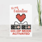 Co-Op Mode Video Game Valentine's Day  シーズンカード (正面)
