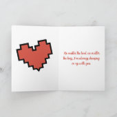 Co-Op Mode Video Game Valentine's Day  シーズンカード (内部)