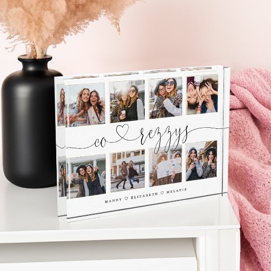 Co-rezzysスクリプトギフトfor Friendsフォトコラージュ フォトブロック