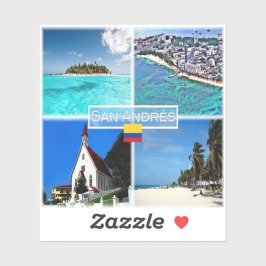 CO San Andres - Johnny Cay - San Louis - シール (シート)