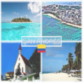 CO San Andres - Johnny Cay - San Louis - シール (正面)