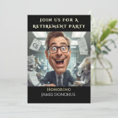 Co-Worker Funny Retirement Party   招待状 (スタンド正面)