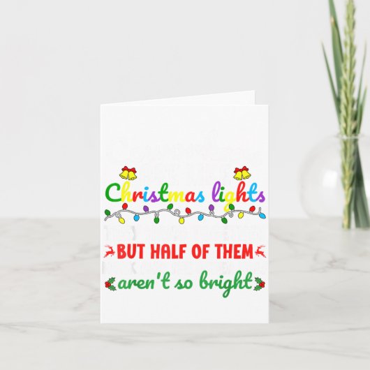 Co-workers Are Like Christmas Lights They Hang Tog カード (正面)