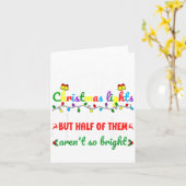 Co-workers Are Like Christmas Lights They Hang Tog カード (黄色い花)