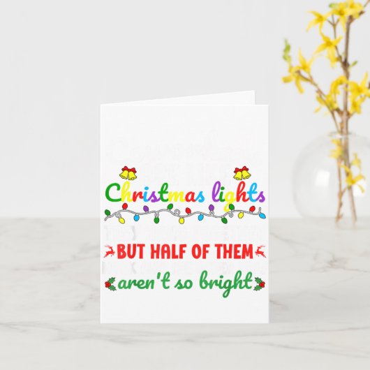 Co-workers Are Like Christmas Lights They Hang Tog カード (黄色い花)