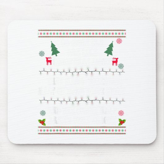 Co-workers Are Like Christmas Lights They Hang Tog マウスパッド (正面)