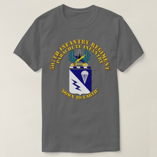 COA507歩兵連隊 Tシャツ (デザイン正面)