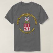 COA 299thエンジニア大隊の戦闘 Tシャツ (デザイン正面)