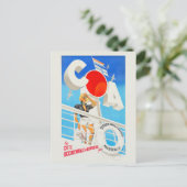 COA Marseille France Vintageポスター ポストカード (スタンド正面)