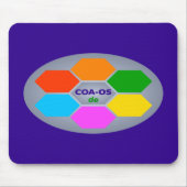 COA-OSde desktop ergonomic マウスパッド (正面)