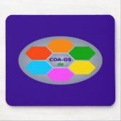 COA-OSde desktop ergonomic Mousepad マウスパッド (正面)