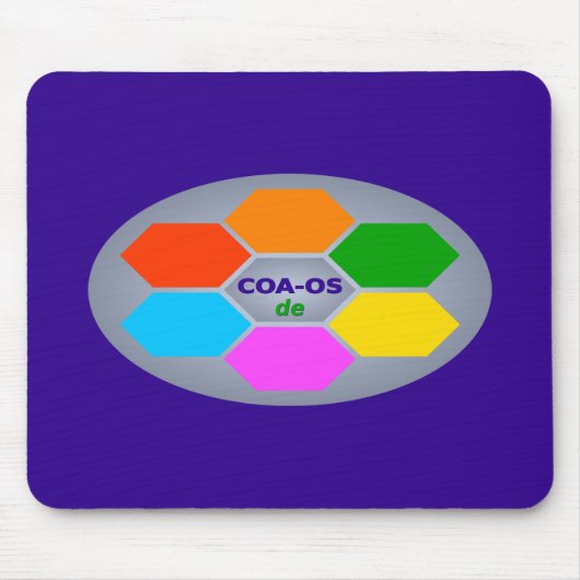 COA-OSde desktop ergonomic Mousepad マウスパッド (正面)