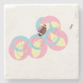 Coaaster : Football In Motion . ストーンコースター (正面)