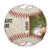 Coachチーム名素朴数写真ありがとう 野球ボール (正面)