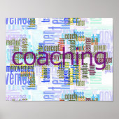coach-407290コーチ家庭教師タイポグラフィビジネスメント ポスター (正面)