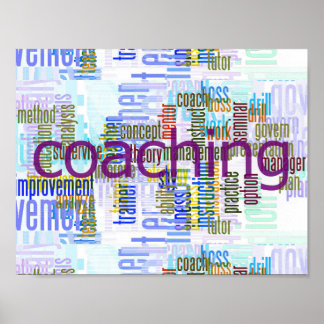 coach-407290コーチ家庭教師タイポグラフィビジネスメント ポスター