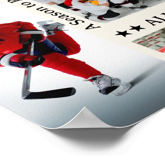 Coach Appreciation Photo Collage Team  ポスター (角)