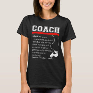 Coach Definition Tshirt Funny Coach Tee Tシャツ