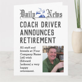 Coach Driver Retiar Card to Personalize カード