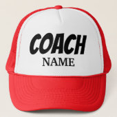 COACH PERSONALIZED TRUCKER HAT キャップ (正面)